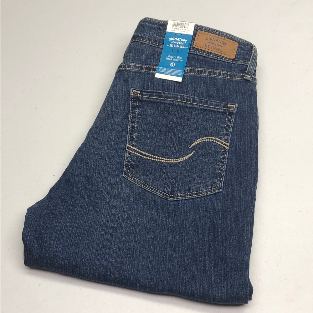 NWT LEVI SIGNATURE MODERN SLIM JEANS 12/31x30 ⭐️